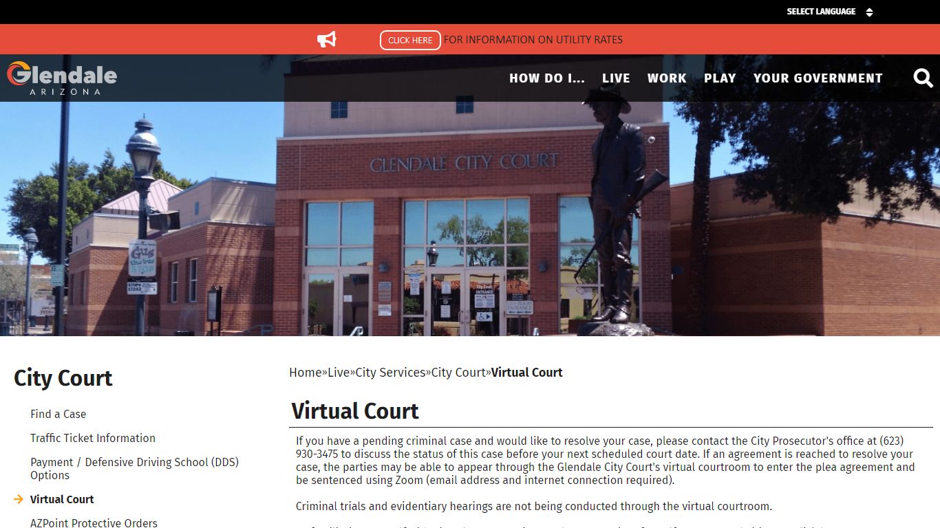Virtual Court - City of Glendale